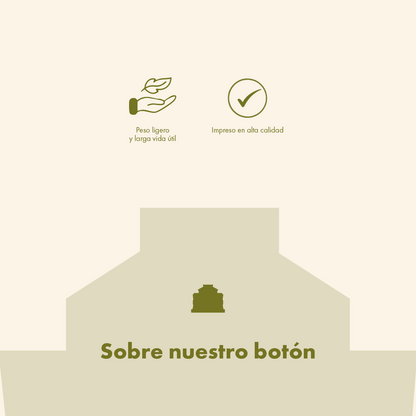 Botón figura prehispánica